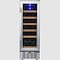Edgestar 12 Inch Wide 18 Bottle BuiltIn Single Zone Wine Cooler with Reversible Door and LED Lighting CWR182SZ - alternate 2